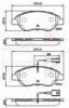 COMLINE ADB12213 Brake Pad Set, disc brake